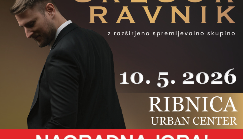 Nagradna igra - Koncert Gregorja Ravnikarja