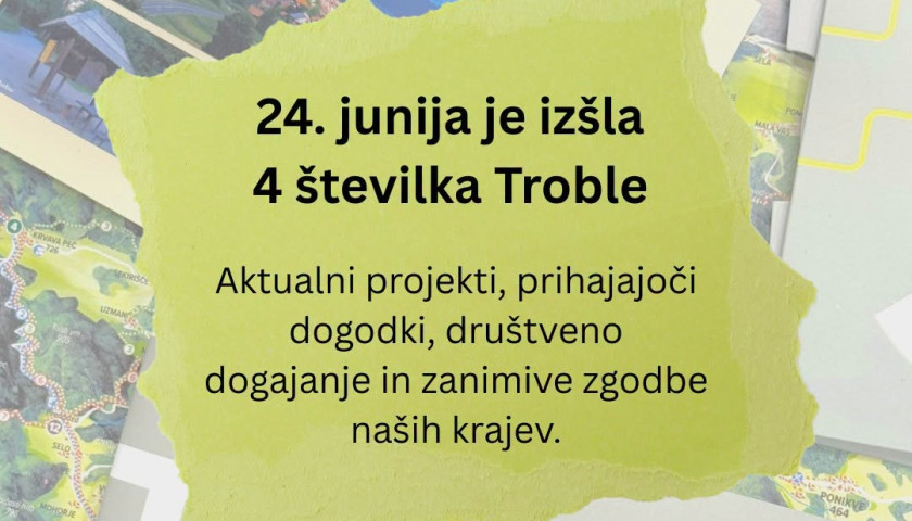 Izid 4 številke Troble je zunaj